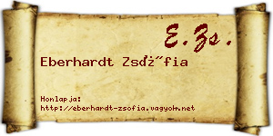 Eberhardt Zsófia névjegykártya
